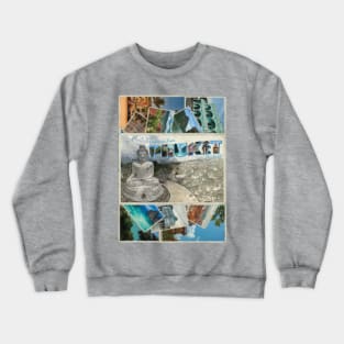 Greetings from Phuket in Thailand Vintage style retro souvenir Crewneck Sweatshirt